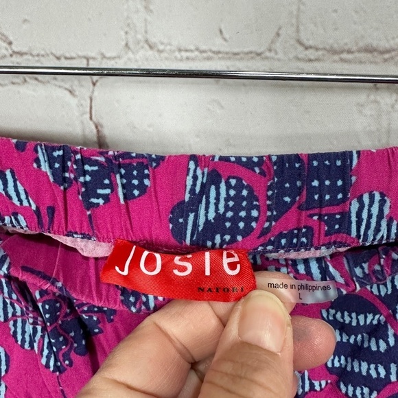 Josie By Natori Pajama lounge comfort shorts Floral, sz L, GUC‎ - Picture 2 of 6